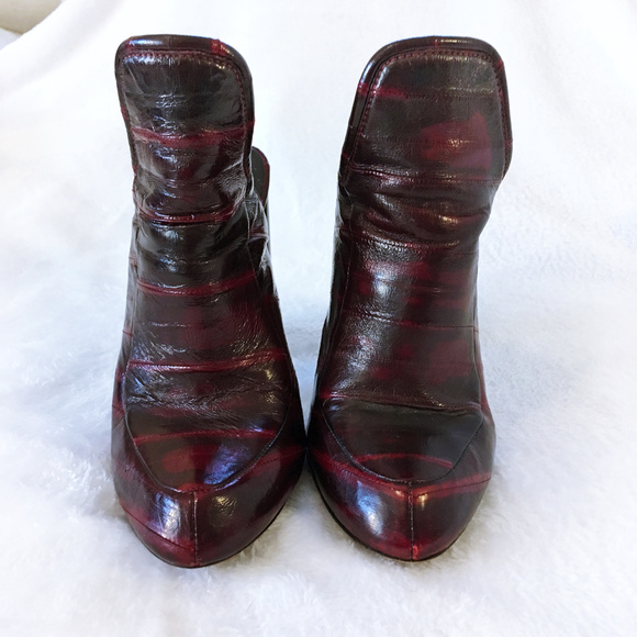 Alexander Wang Eel Bette Mules Size 39 Dark Red - Picture 7 of 7